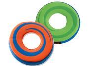 Canine Hardware Amphibious Flying Ring Assorted Colors Green Orange