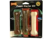 Nylabone Puppy Starter Kit 3 REGULAR Size Bones 4.5