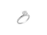 1 3ct Diamond Engagement Ring in 14k White Gold J K I1 I2