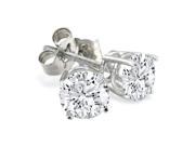 3 4ct Diamond Stud Earrings Set In 14k White Gold. Our Most Popular.
