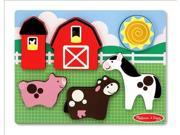 Melissa And Doug Chunky Scene Barnyard Fun