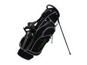 NEW Dunlop NZ9 Stand Carry Golf Bag 7 way Top Lightweight Black Green