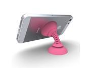Simple Sucker Flexible Smartphone Mount Pink