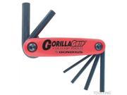 Bondhus 12587 GorillaGrip Metric Hex Fold up Keys 7 Piece Set