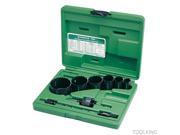 GREENLEE 830 Hole Saw Kit 2 1 2 in Dia Variable Pitch