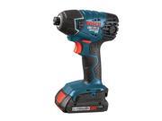 25618 02 18V Cordless Lithium Ion 1 4 in. Impact Driver w SlimPack Batteries