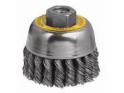 DeWalt DW4915 3 Inch Knotted Wire Cup Brush