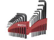 Performance W80281 25 Piece SAE and Metric Hex Key Wrench Set