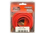Woods Ind. 14 1 16 PVC Coated Primary Wire 17 14GA RED AUTO WIRE