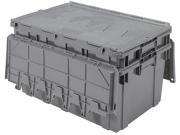 Akro Mils 39160 27 Inch Plastic Storage and Distribution Tote with Hinged Lid