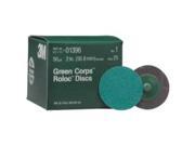 3M 1396 2 inch Green Roloc Disc 50 Grit 25 Pack