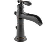 Delta 554LF RB Victorian Venetian Bronze Single Handle Centerset Lavatory Faucet