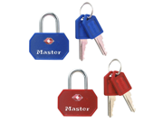 Master Lock 4681TBLR TSA Approved Luggage Lock 2 Pack