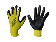 MotoBatt Technicians Gloves Nitrile Coated Palm Small Medium