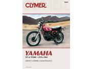 Clymer M405 1976 1981 Yamaha Xt and Tt Singles Manual Yam Xt and Tt Singles 76 8