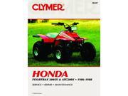 Clymer M347 1986 1988 Honda ATC200X Service Manual Honda