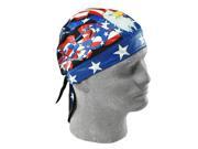 Zanheadgear ZSG081 Road Hog Flydanna 100 Percent Cotton Usa Flames