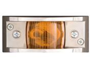 Optronics MC81 AS Chrome Plated Clearance Light Amber