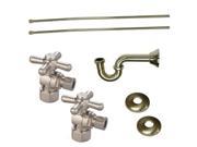 Kingston Brass KPK108P Plumbing Supply Kits Combo 1 2in IPS Inlet 3 8in Comp Out