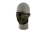 Balboa WNFM118H Neoprene 1 2 Face Mask Woodland Camouflage