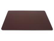 Desk Mat Chocolate Brown Leather