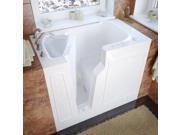 Meditub 2646LWA Meditub 26x46 Left Drain White Air Jetted Walk In Bathtub