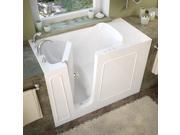 Meditub 2653LWS Meditub 26x53 Left Drain White Soaking Walk In Bathtub