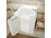 Meditub 3238LWS Meditub 32x38 Left Drain White Soaking Walk In Bathtub