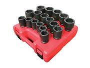 Sunex 4684 17-Piece 3/4 in. Drive Metric Heavy-Duty Impact Socket Set Sunex 4684 17-Piece 3/4 in. Drive Metric Heavy-Duty Impact Socket Set