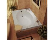 Atlantis Tubs 4384VAR Vogue 43 x 84 x 23 Inch Rectangular Air Jetted Bathtub