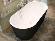 Atlantis Tubs 3265VY Valley 32 x 65 x 23 Inch Freestanding Soaking Bathtub