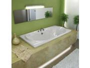 Atlantis Tubs 4272WAR Whisper 42 x 72 x 23 Inch Rectangular Air Jetted Bathtub