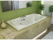 Atlantis Tubs 4272WWR Whisper 42 x 72 x 23 Inch Rectangular Whirlpool Jetted Bat