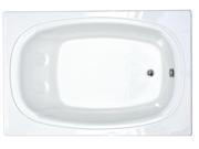 Atlantis Tubs 4878C Charleston 48 x 78 x 23 Inch Rectangular Soaking Bathtub