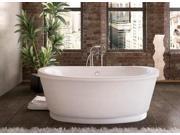 Atlantis Tubs 3666AAR Allure 36 x 66 x 24 Inch Freestanding Air Jetted Bathtub