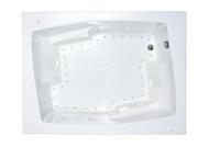 Atlantis Tubs 5472CDL Caresse 54 x 72 x 23 Inch Rectangular Air and Whirlpool Je