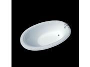 Atlantis Tubs 3660P Petite 36 x 60 x 23 Inch Oval Soaking Bathtub