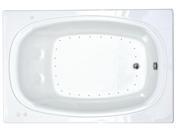 Atlantis Tubs 4872CAR Charleston 48 x 72 x 23 Inch Rectangular Air Jetted Bathtu