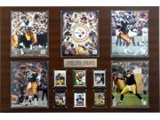 C and I Collectables 2436STEEL NFL Pittsburgh Steelers Greatest Star Plaque