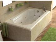 Atlantis Tubs 3660MDR Mirage 36 x 60 x 23 Rectangular Air and Whirlpool Jetted B