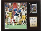 C and I Collectables 1215BRSMITH NFL Bruce Smith Buffalo Bills Player Plaque