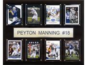 C and I Collectables 1215PEYMANN8C NFL Peyton Manning Indianapolis Colts 8 Card