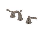 Kingston Brass KB8918NFL NUWAVE FRENCH Mini Widespread Lavatory Faucet with ABS