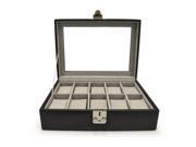 Royce Leather 960 6 Debonair 10 Slot Watchbox