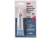 3M 05206 Marine Adhesive Sealant White 1 oz.