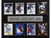 C and I Collectables 1215GRETZKY8C NHL Wayne Gretzky Edmonton Oilers 8 Card Plaq