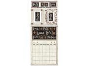 RoomMates RMK2148GM Family and Friends Peel and Stick Dry Erase Calendar