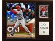 C and I Collectables 1215COZART MLB Zack Cozart Cincinnati Reds Player Plaque