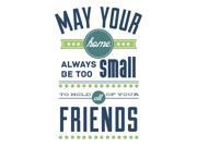 Room for Friends Quote Peel and Stick Wall Decals