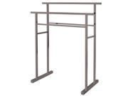 Kingston Brass SCC8248 Pedestal Steel Construction Towel Rack Satin Nickel